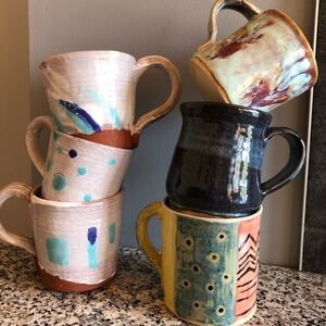 Pottery collection  6 pieces